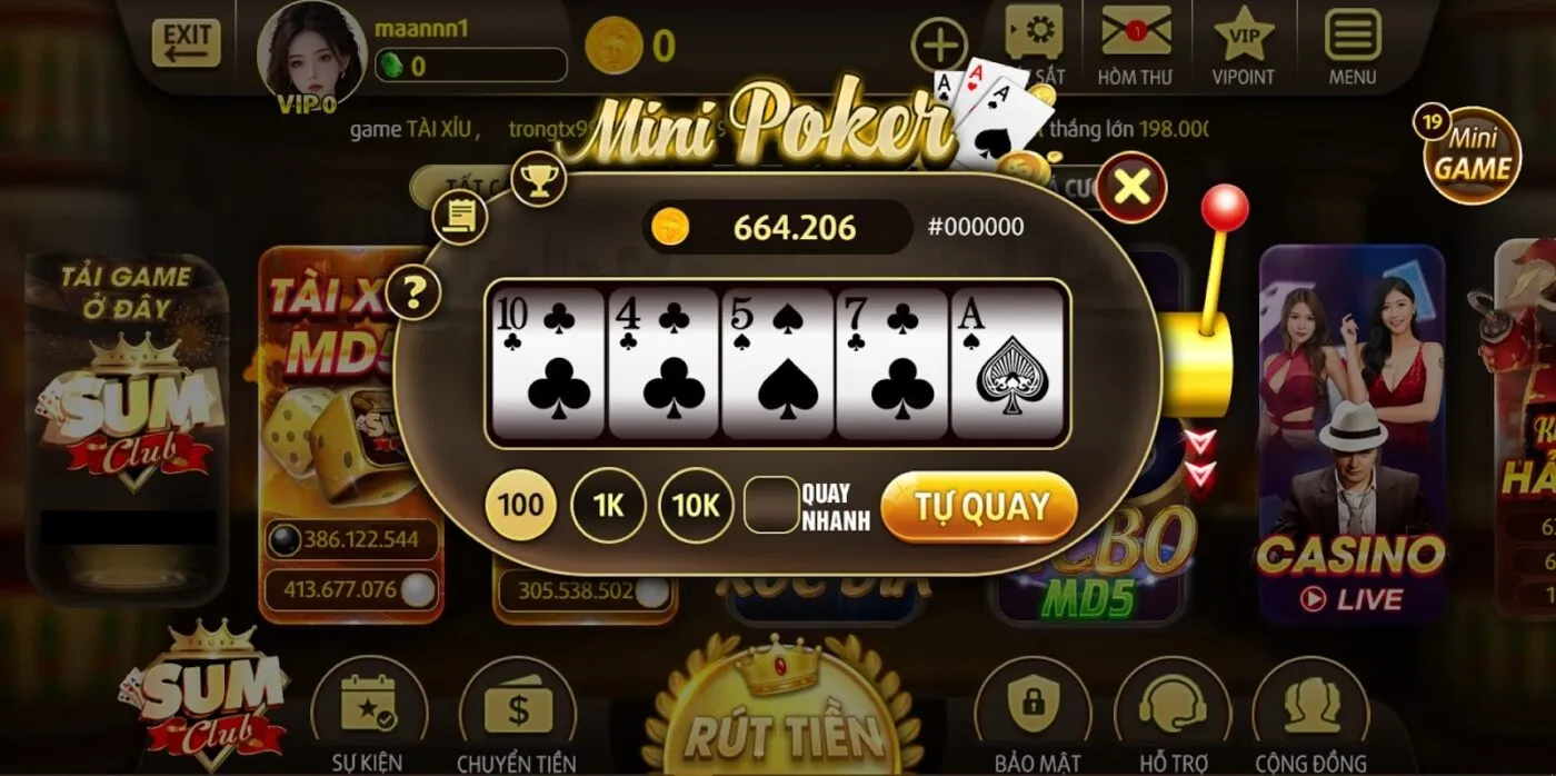 Tổng quan về trò chơi Mini Poker Sumclub